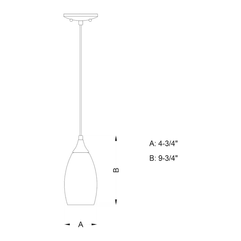 Mini Pendant Light - Bronze Ceiling Light, Marble Glass Shade, Adjustable Height, Kitchen Island Lighting - 9.75