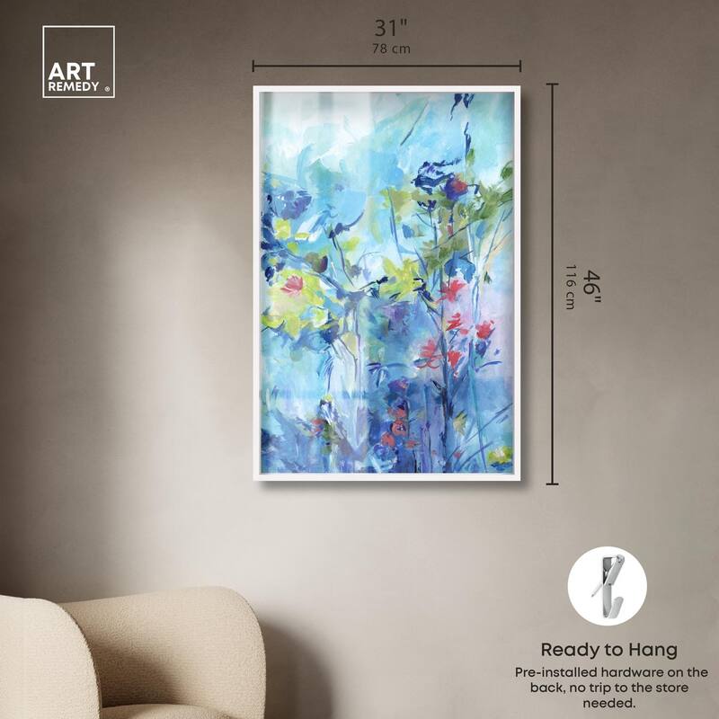 Heavenly Blue II Shadowbox by Art Remedy