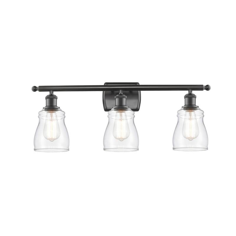Innovations Lighting Ellery 3 Light 26" Wide Bathroom Vanity Light - Oil Rubbed Bronze / Clear