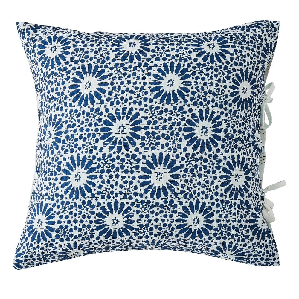 Melange Hand Stitched Kantha Block Print Coverlets and Shams