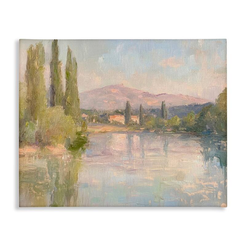 Stupell Place By The Lake Canvas Wall Art Design By Petal Prints Design - 48 x 36