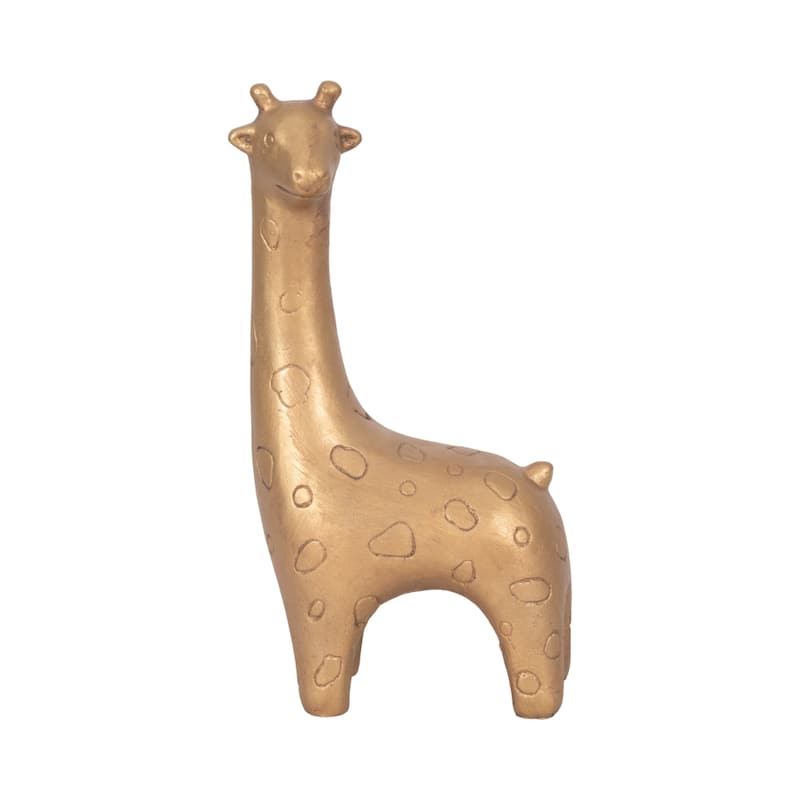 Sagebrook Home Standing Giraffe Decor - 6" x 3" x 12"