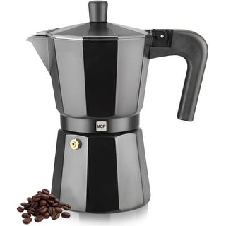 Magefesa Kenia Noir Aluminum Stovetop Espresso Maker