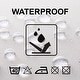 preview thumbnail 5 of 12, Polyester Shower Curtain - 79x71 inches - Writing Design