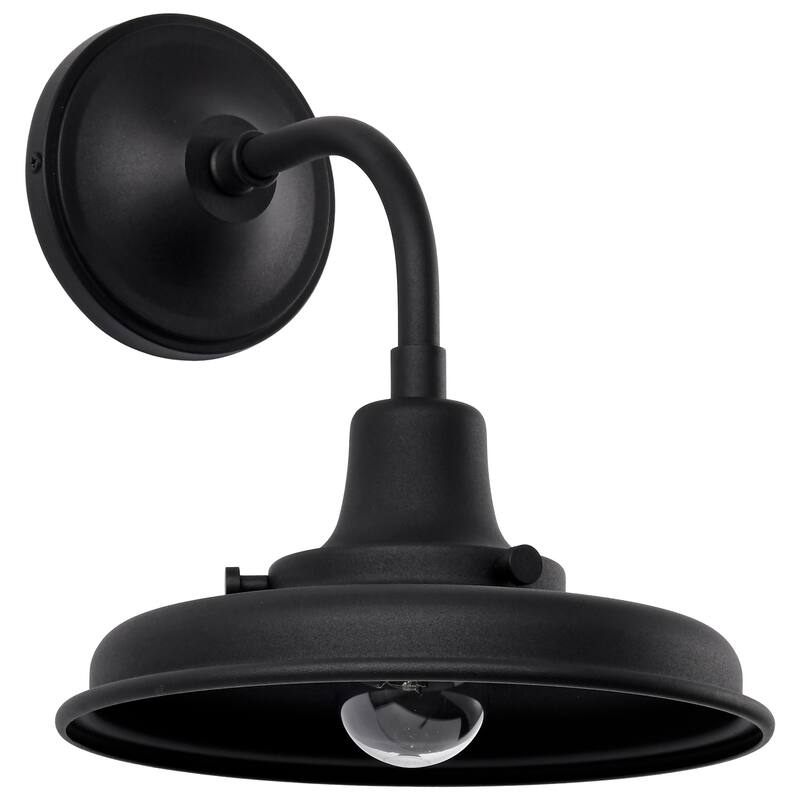 Morris Small Outdoor Lantern Black Finish - Black