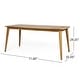 preview thumbnail 3 of 10, Mcgill Outdoor 7 Piece Acacia Wood Dining Set by Christopher Knight Home