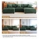 preview thumbnail 103 of 153, 118.4"W Plush Modular Sectional Sofa with Pillows