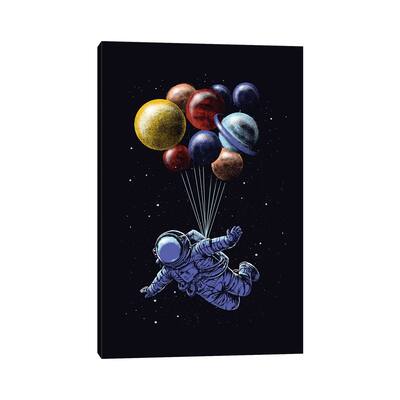 iCanvas "Space Travel" by Digital Carbine Canvas Print