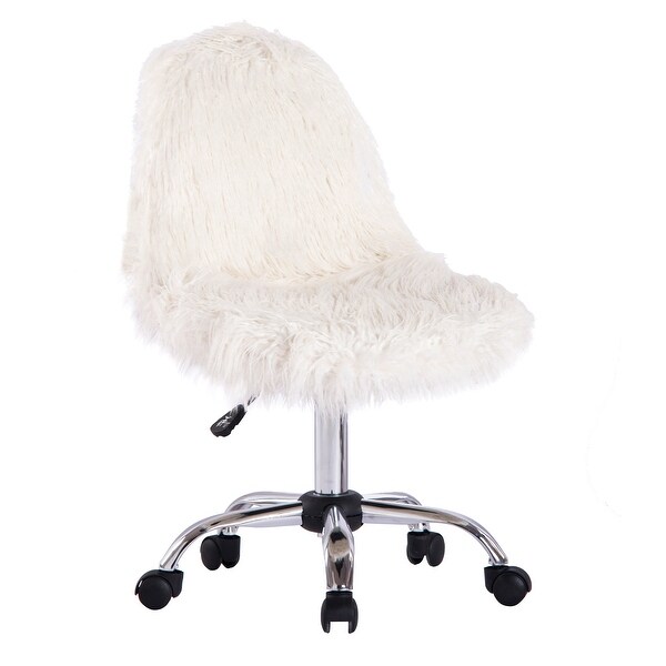 faux fur computer chair