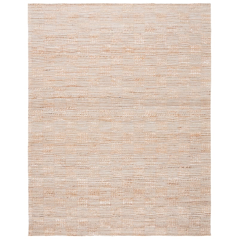 SAFAVIEH Flatweave Natural Otelinda Fiber Farmhouse Hemp Rug - 9' x 12' - Natural/Ivory
