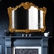 preview thumbnail 3 of 3, Allan Andrews Avondale Bright Gold Leaf Resin Wall Mirror