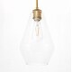 preview thumbnail 12 of 11, Elegant Lighting Gene Single Light 7" Wide Mini Pendant with Clear