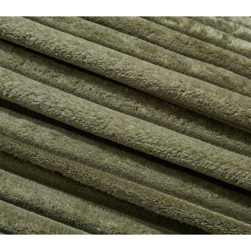 Oversized Corduroy Chaise Lounge Chair, Adjustable 4-Gear Reclining Sleeper Sofa Bed, Living Room Deep Seat Leisure Sofa Chair