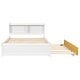 preview thumbnail 24 of 64, Wood Storage Bed with Trundle,Bookcase