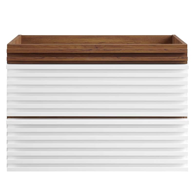 Render 30" Wall-Mount Bathroom Vanity (Sink Basin Not Included)