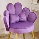 preview thumbnail 21 of 40, Scalloped Petal Velvet Accent Chair with Pillows