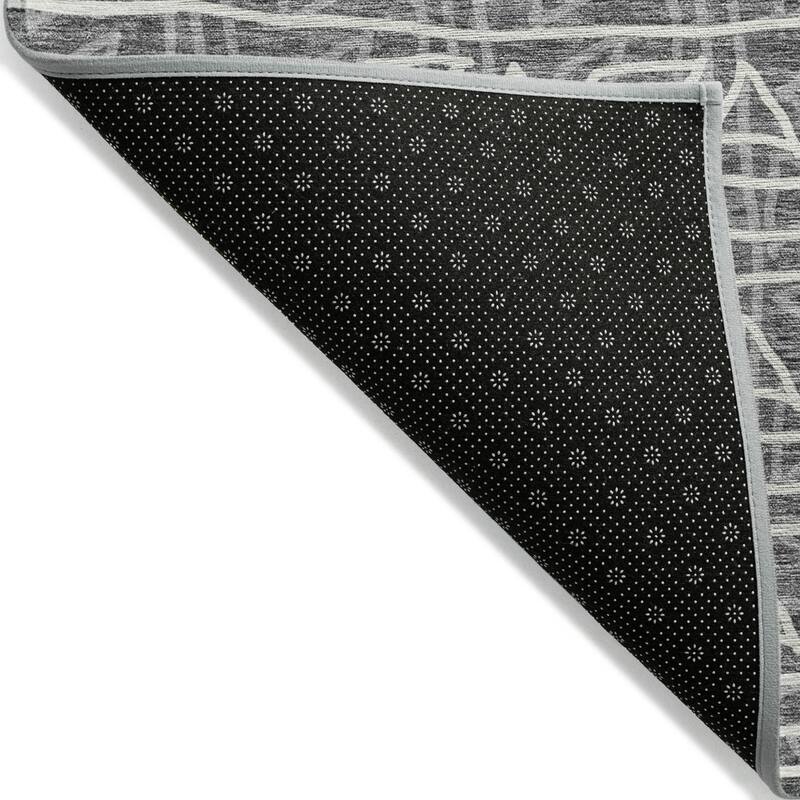 HomeRoots Geometric Transitional Rectangle Outdoor Rug