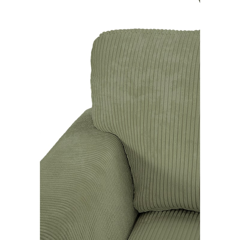 9PCS Corduroy Flexible Combination Sectional Sofa Couch