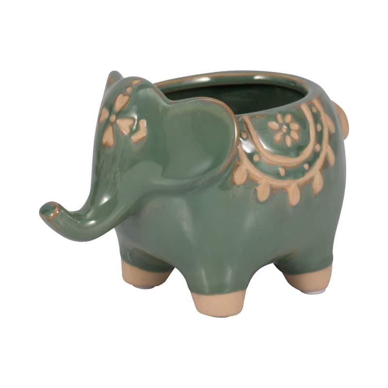Sagebrook Home Planter, Novelty Animal Shape
