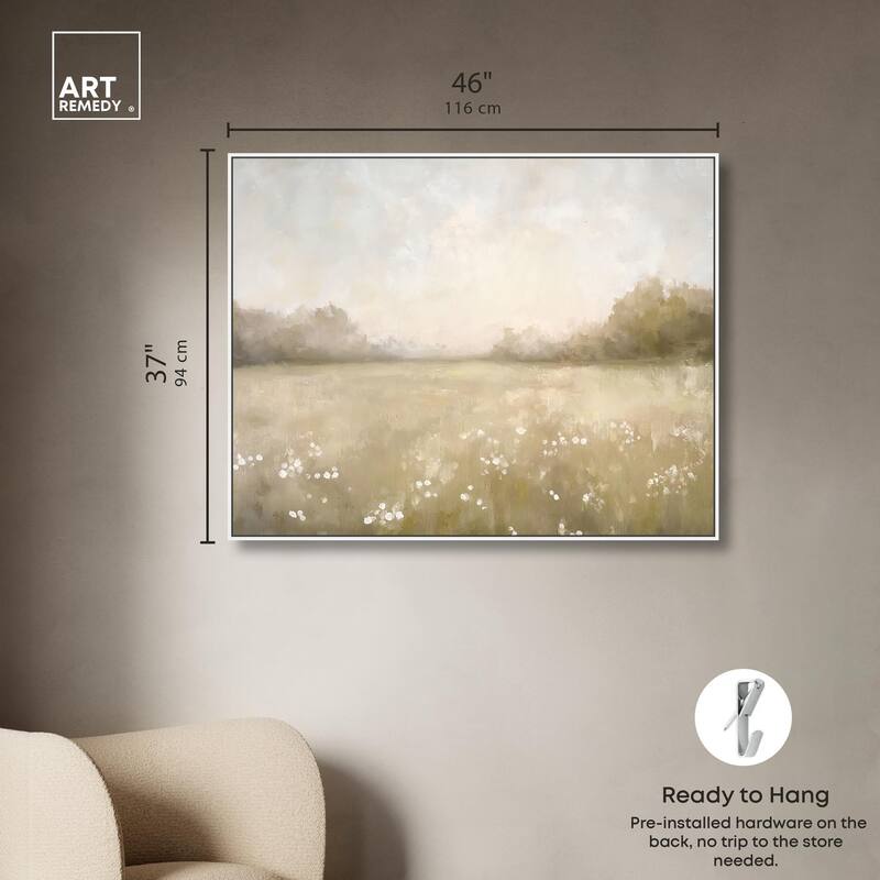 Peaceful Expanse Canvas by Art Remedy