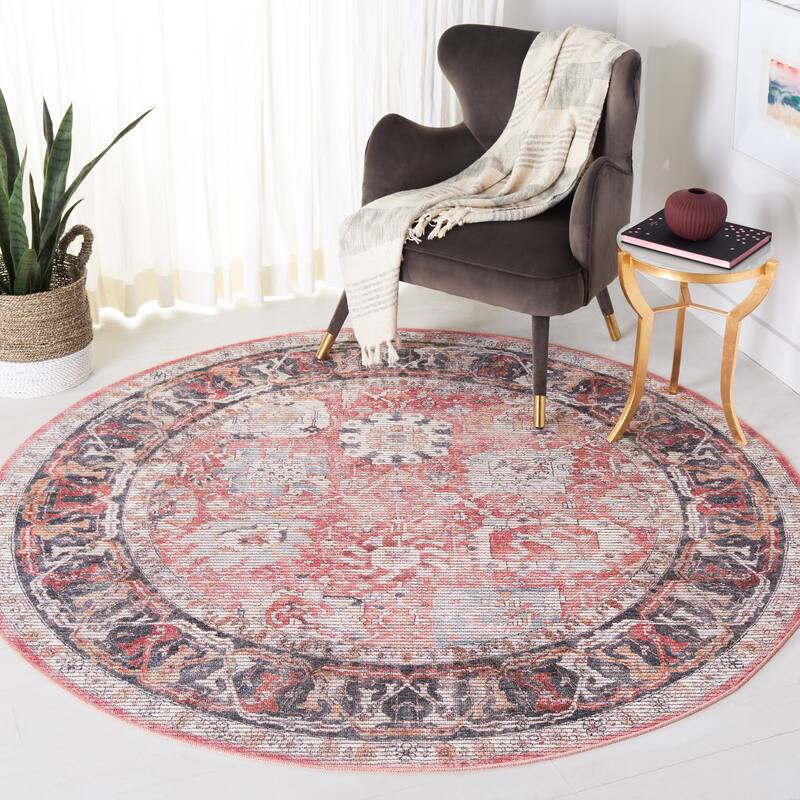 SAFAVIEH Serapi Machine Washable Slip Resistant Madie Traditional Oriental