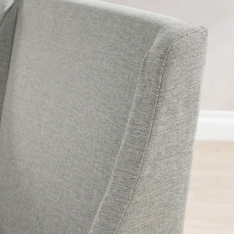 Classic Home Warwick Upholstered Rolling Dining Chair
