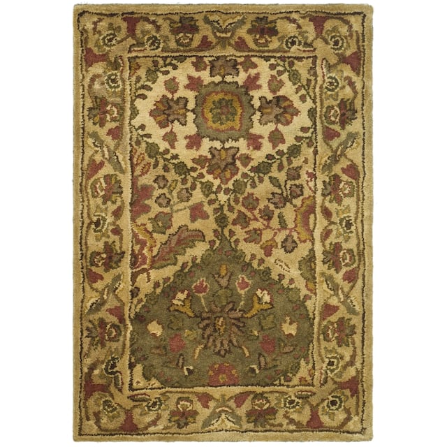 SAFAVIEH Handmade Antiquity Philomena Traditional Oriental Wool Rug - 2' x 3' - Beige