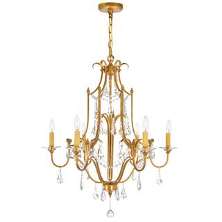 Electra 6 Light 28in Oxidized Bronze Chandelier - Oxidized Bronze