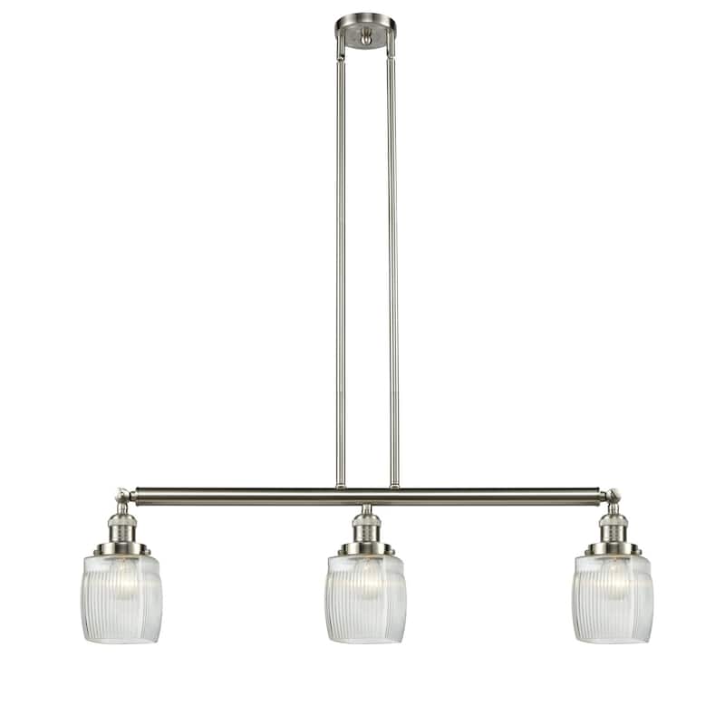 Innovations Lighting Colton 3 Light 38" Wide Linear Chandelier