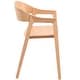 preview thumbnail 37 of 53, Rivo Mid-Century Modern Solid Oak Wood Accent Dining Chair with Open Back for Dining Room, Living Room and Kitchen