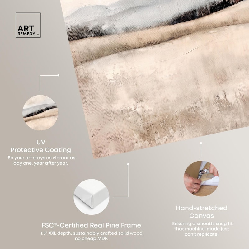 Distant Hills I Canvas by Art Remedy, Gallery Wrapped