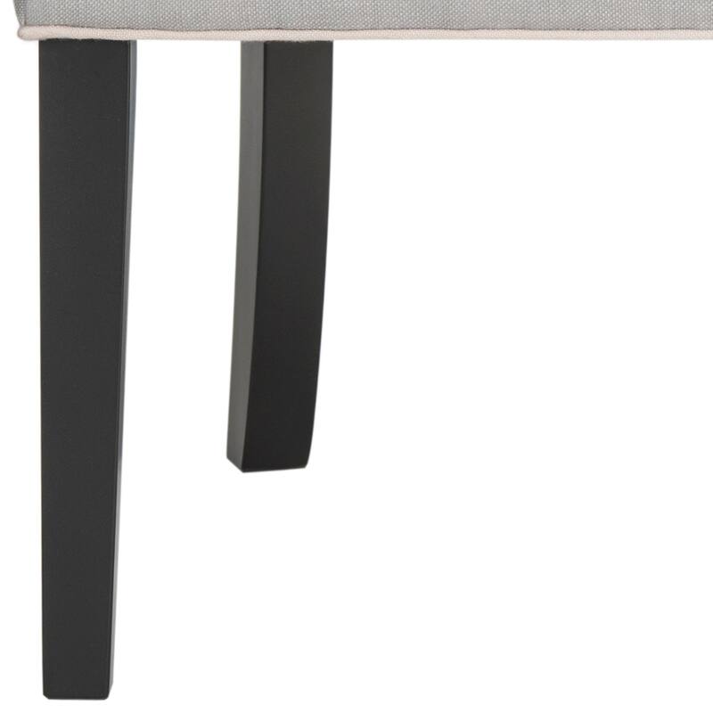 SAFAVIEH Hayley Grey/ Taupe Cotton Blend Vanity Chair - 24.4" x 24.4" x 27.2" - 24Wx24Dx27H