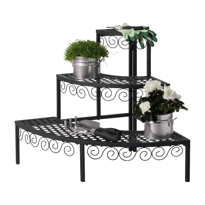 Metal Middle Plant Stand or End Cap Plant Stand - Indoor/Outdoor - 23.5"x23.5"x23.5"EndCap