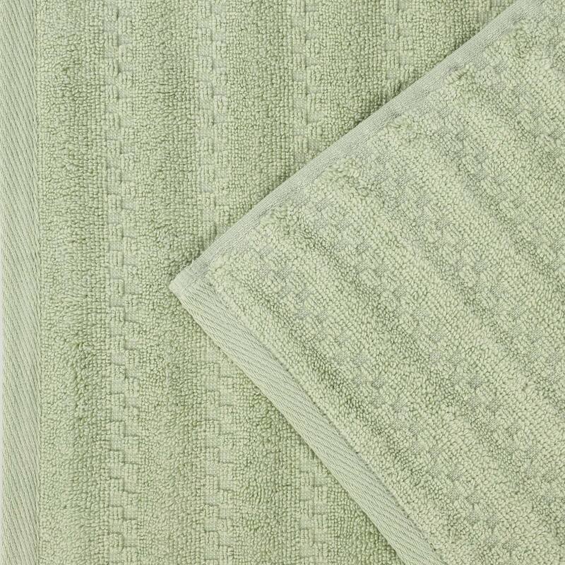 Superior Zuma Zero Twist Cotton Medium Weight Soft Absorbent Bath Sheets, Set of 2