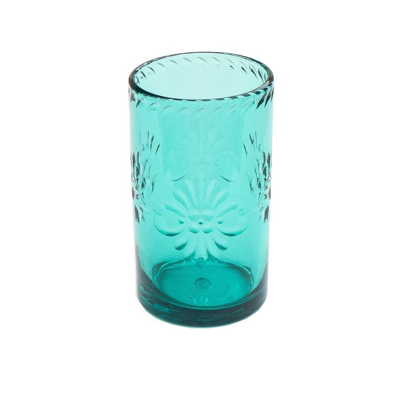 Abode Homewares Talavera Acrylic Drinking Glass - 18 oz - Set of 6