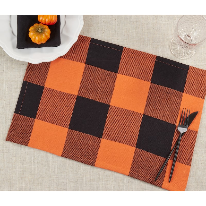 Table Placemats With Buffalo Plaid Design (Set of 4)