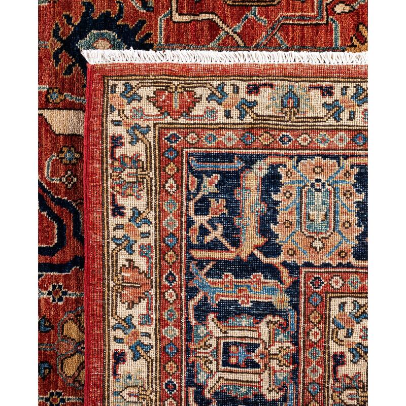 Serapi One-of-a-Kind Hand-Knotted Area Rug - Red - 9' 3" x 12' 0"