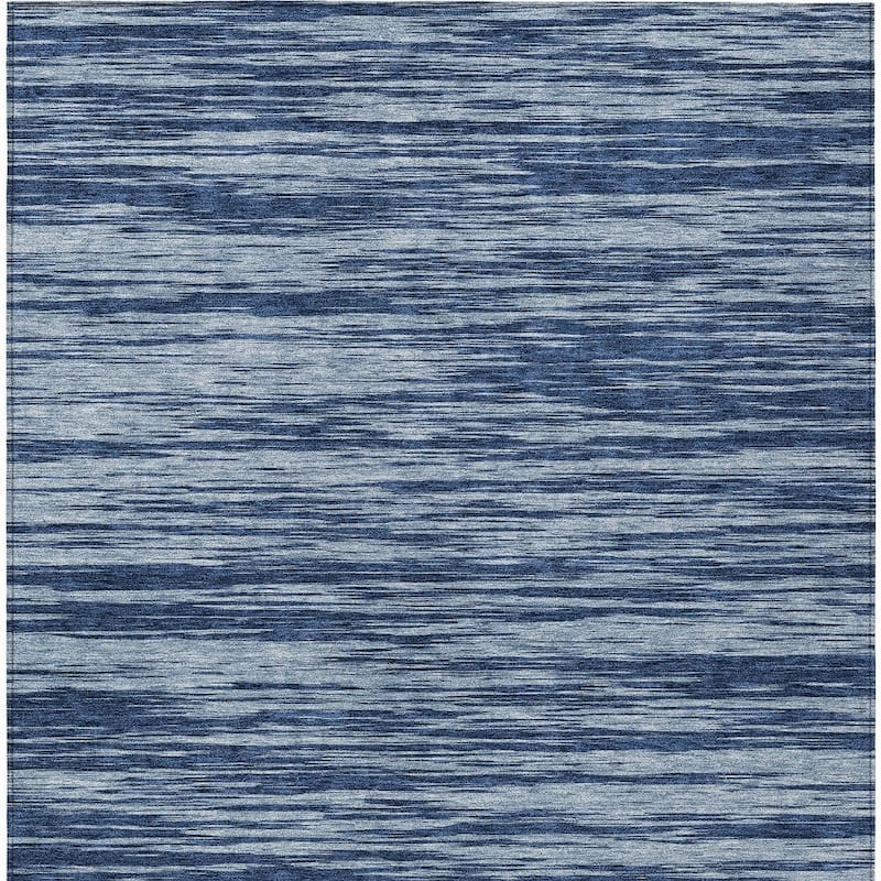 HomeRoots Abstract Modern Rectangle Outdoor Rug