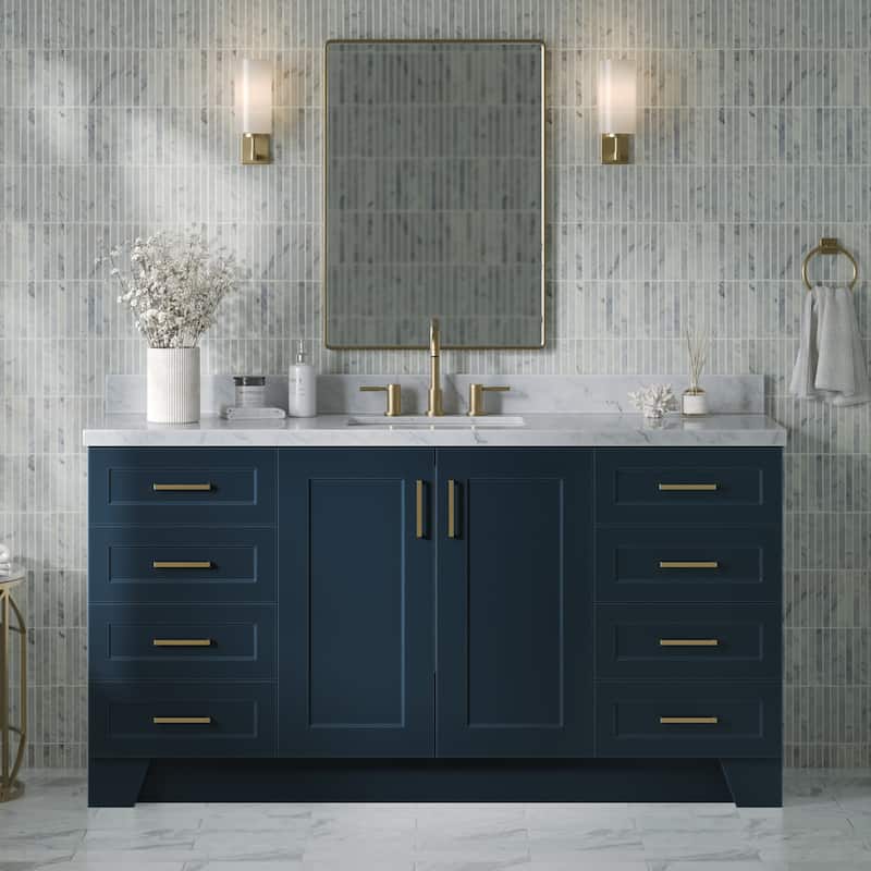 Ariel Q067SCWRVO Taylor 67" Free Standing Single Basin Vanity Set with