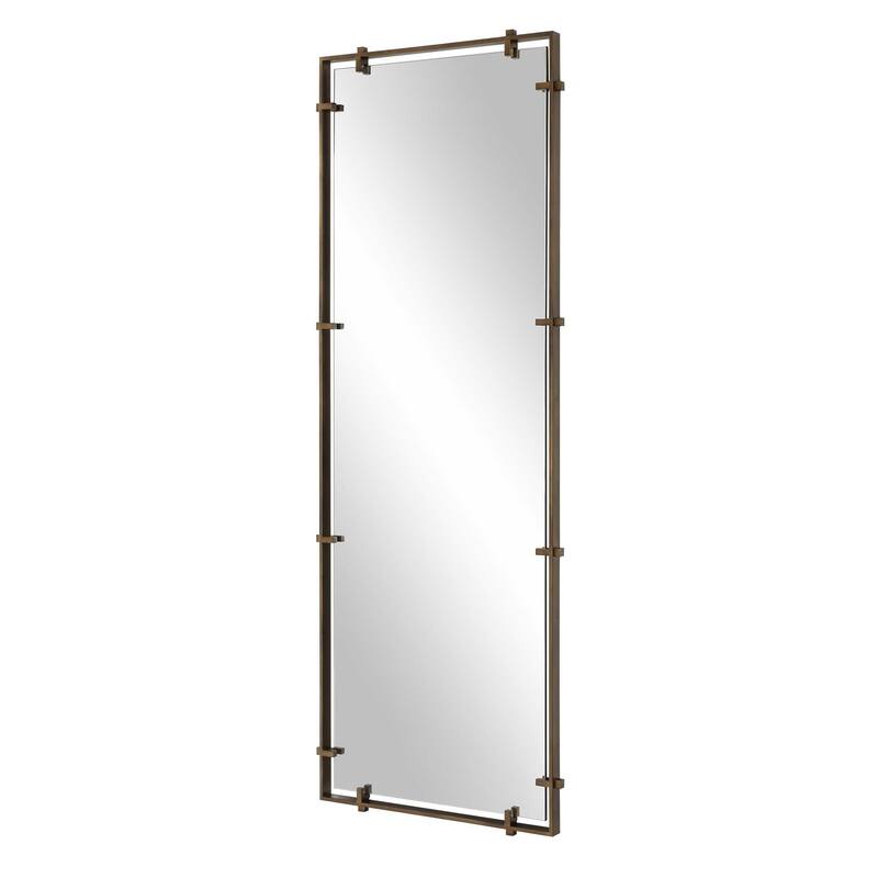 Uttermost Hann Full Length Bronze Mirror - 27.13" W x 74.75" H x 1.63" D