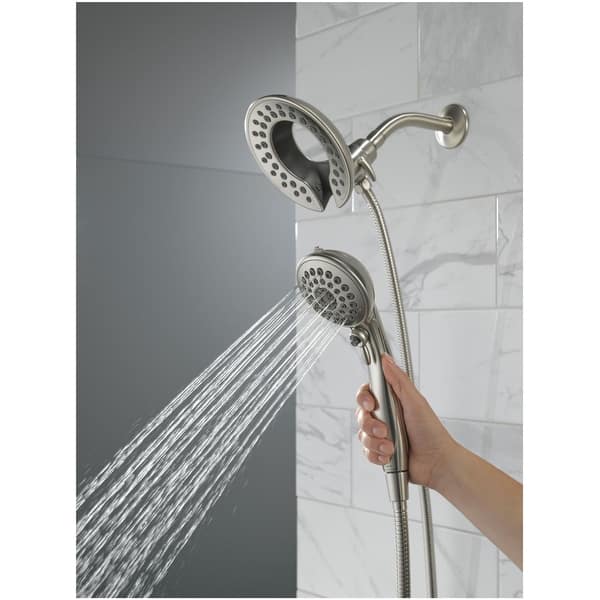 Delta In2ition 2.5 GPM Multi Function Shower Head with TouchClean and