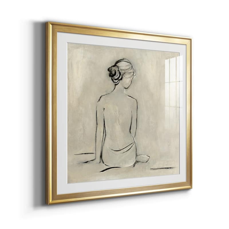 Bather I Premium Framed Print - Ready to Hang