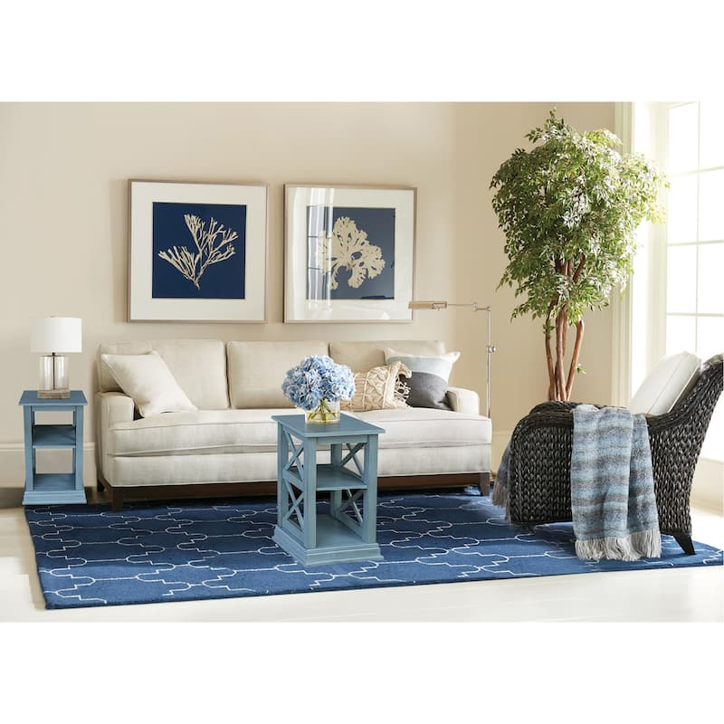 Hampton Solid Hardwood Accent Side Table