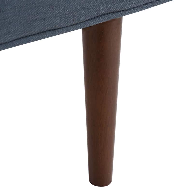 SAFAVIEH Rosalee Mid-Century Modern 25-inch Bench - 49" W x 18" L x 25" H - 49Wx18Dx25H