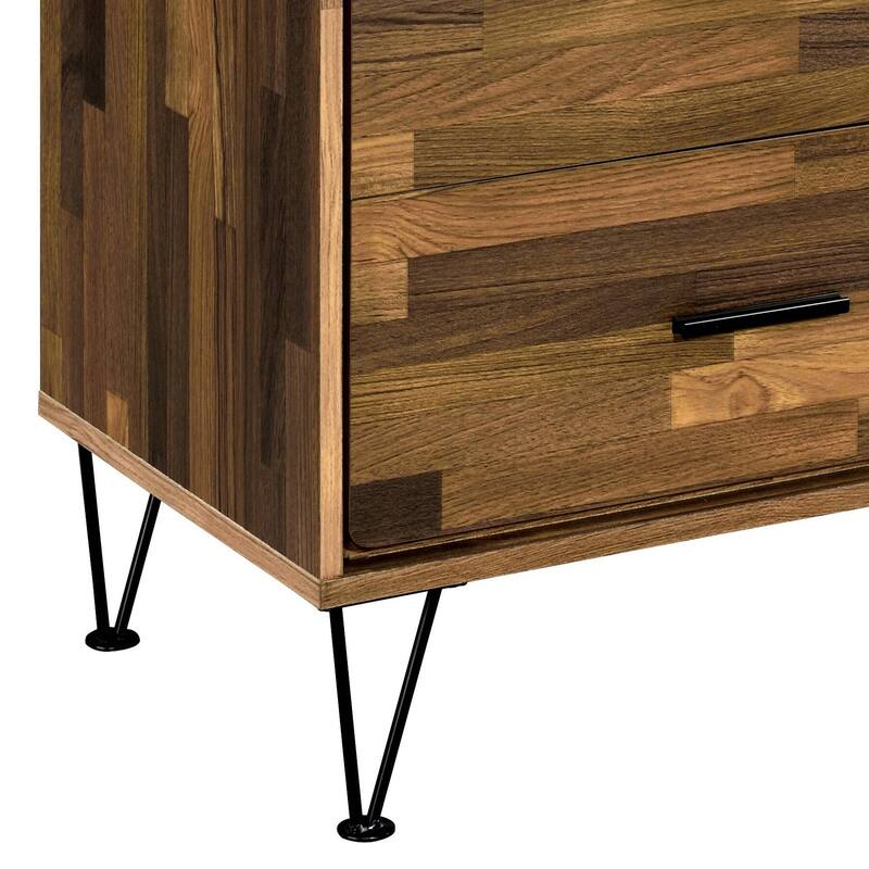 Wade Walnut 6-drawer Double Dresser