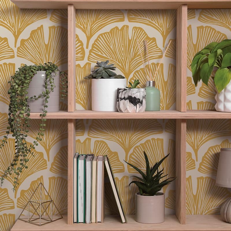 Tempaper Feather Palm by Novogratz Peel and Stick Wallpaper