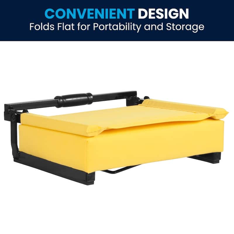 Ultra-Padded Stadium Chair - 18"W x 14"D x 18"H - 18"W x 14"D x 18"H