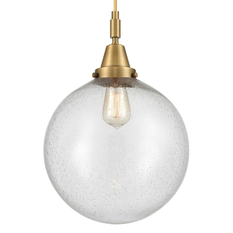 Innovations Lighting 447-1P-G204-12 Beacon 12" Wide Pendant with - Brushed Brass