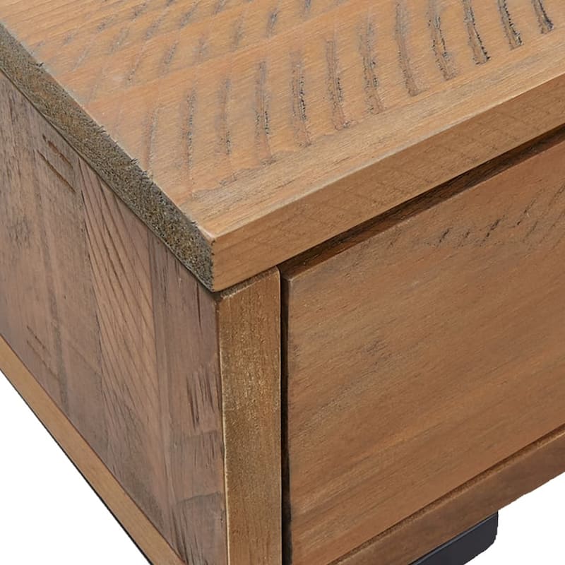 vidaXL Coffee Table 35.4"x19.7"x13.8" Solid Wood Pine - 35.4" x 19.7" x 13.8"