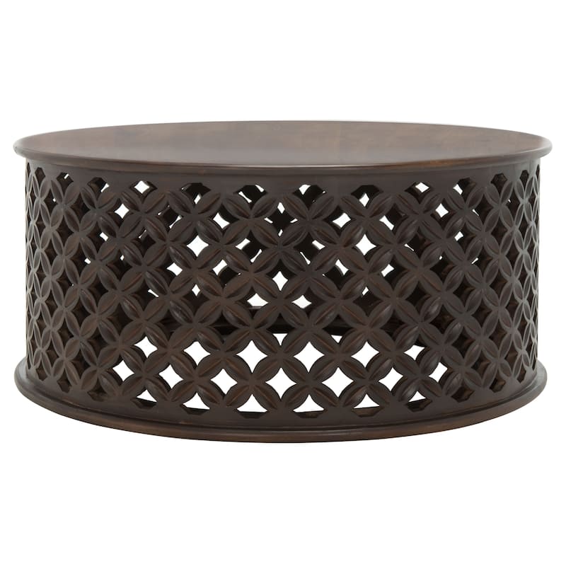 SAFAVIEH Home Collection Kaydix Round Coffee Table - 35" L x 35" D x 16" H